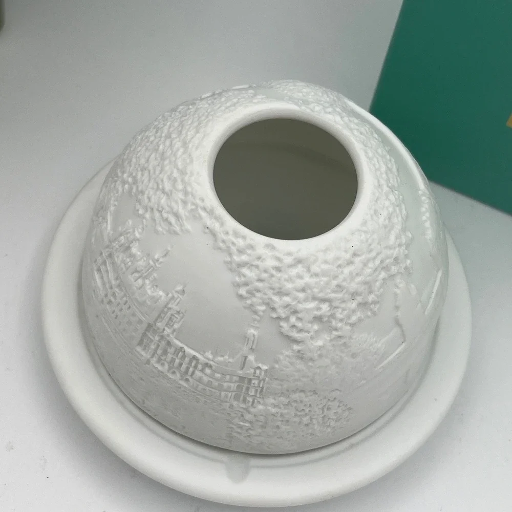 Bernardaud‎ Lithophane Votive bisque porcelain Chateaux of the Loire France
